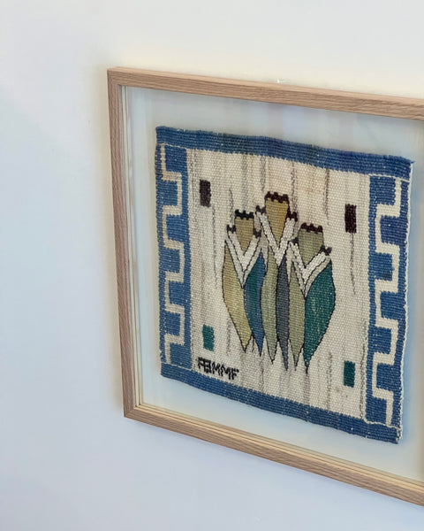 Märta Måås-Fjetterström wall tapestry "Blomlapp", AB MMF