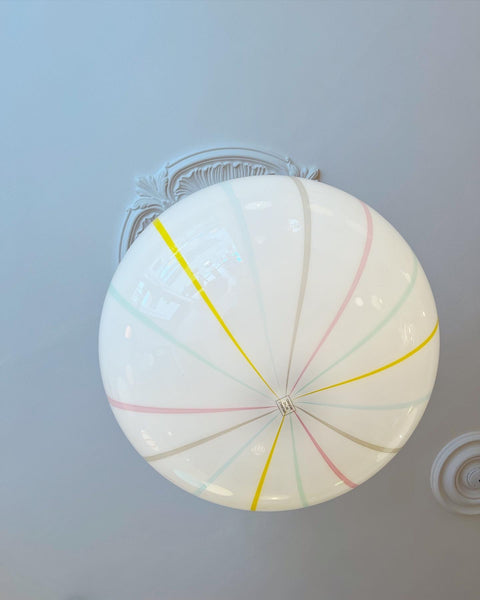 Vintage Murano multi-colored ceiling lamp
