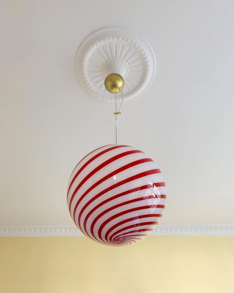 Ceiling lamp - Red swirl (D30)