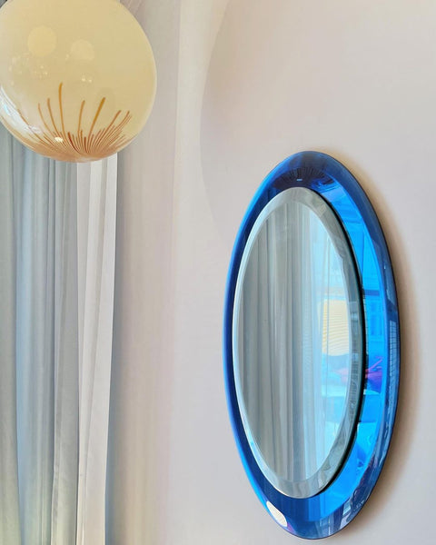 Vintage Ludovico Diaz de Santillana Murano Anemone ceiling lamp (D45)