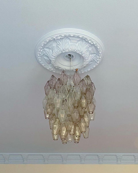 Vintage Carlo Scarpa Murano chandelier - Multi-coloured