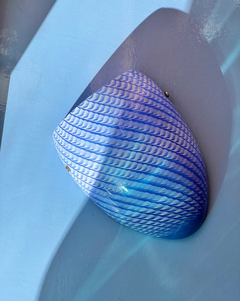 Vintage blue Murano wall lamp