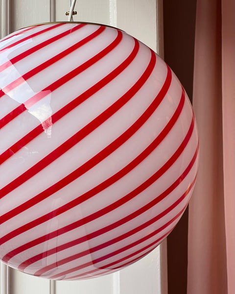 Ceiling lamp - Red swirl (D40)