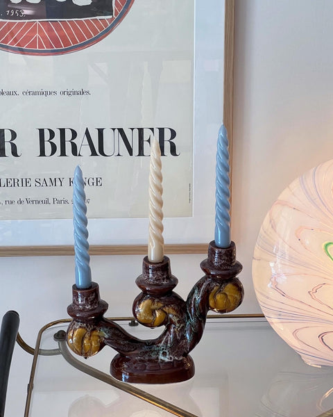 Vintage ceramic candle holder 1960s