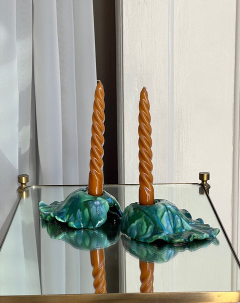 Vintage ceramic candle holder