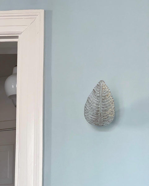 Vintage Murano leaf wall lamp