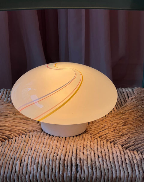 Vintage Murano multi swirl ceiling/wall lamp