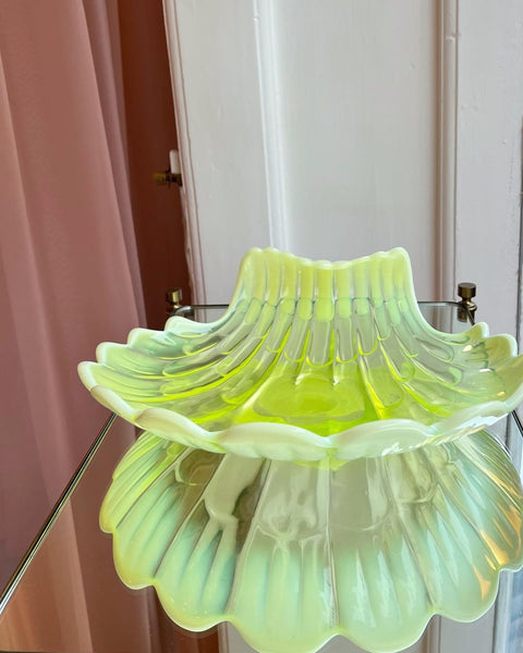 Vintage yellow shell bowl