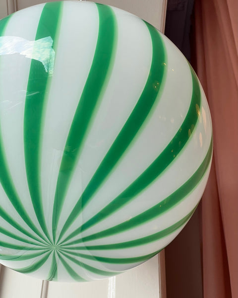 Ceiling lamp - Green vertical stripes (D40)