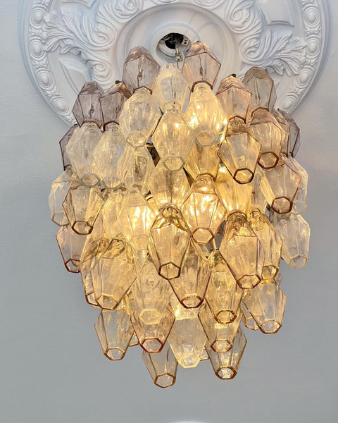 Vintage Carlo Scarpa Murano chandelier - Multi-coloured