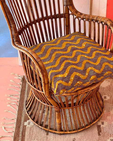 Vintage flat weave rug by Ingegerd Silow (IS)