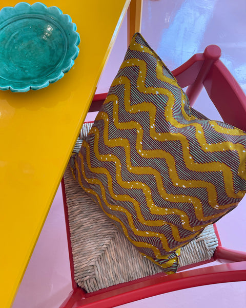Bespoke cushion (ochre)