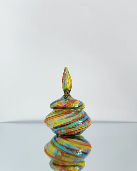 Vintage Murano multi-coloured bonbonniere