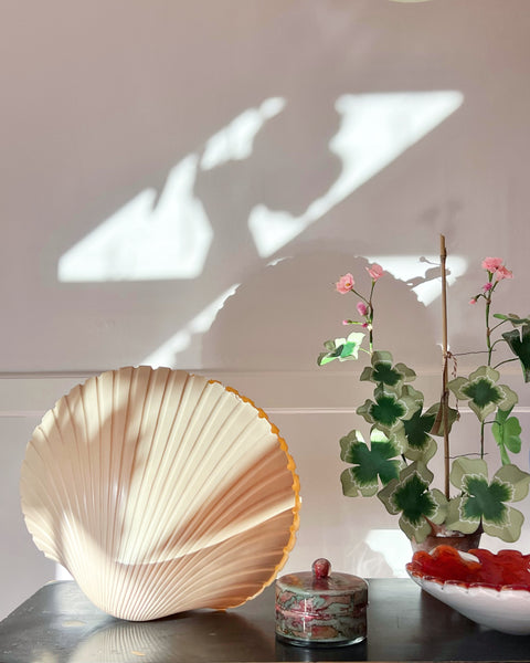 Vintage André Cazenave shell lamp