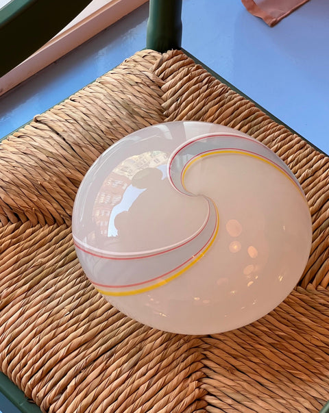 Vintage Murano multi swirl ceiling/wall lamp