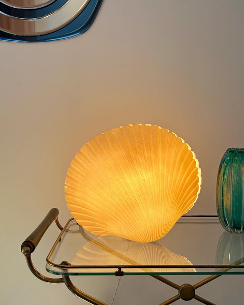 Vintage André Cazenave shell lamp