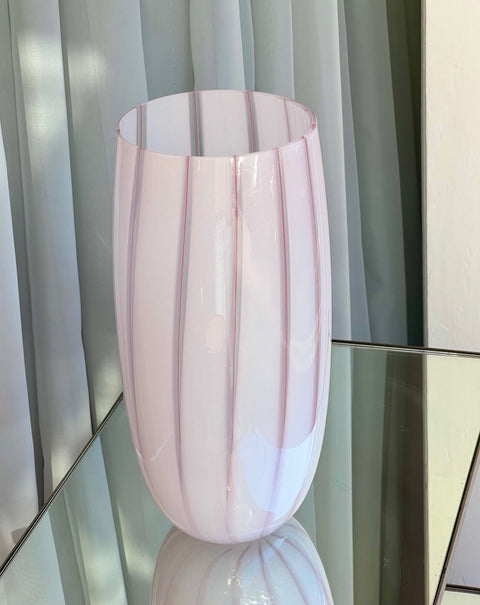 Vintage pink Murano vase