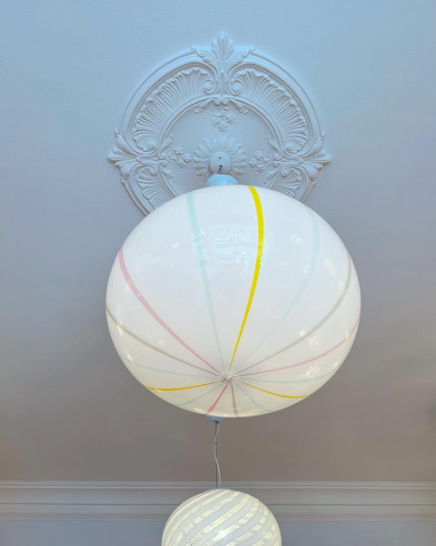 Vintage Murano multi-colored ceiling lamp