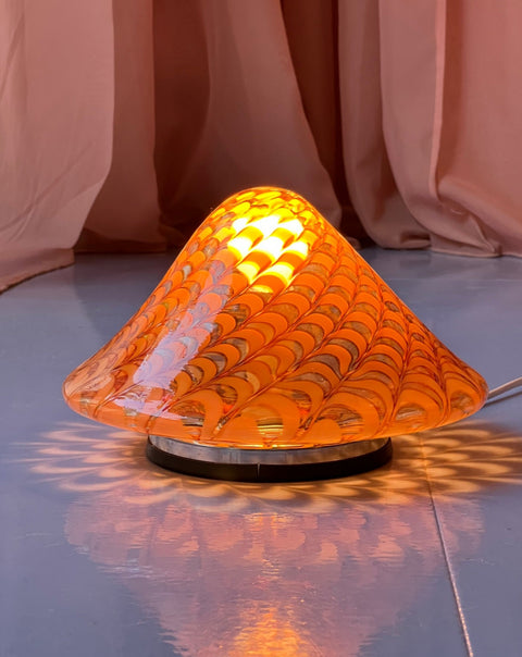 Vintage Murano golden patteren ceiling/wall lamp (D24)