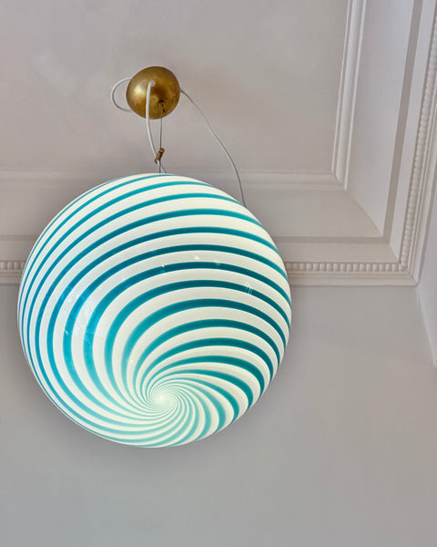 Ceiling lamp - Blue swirl (D40)