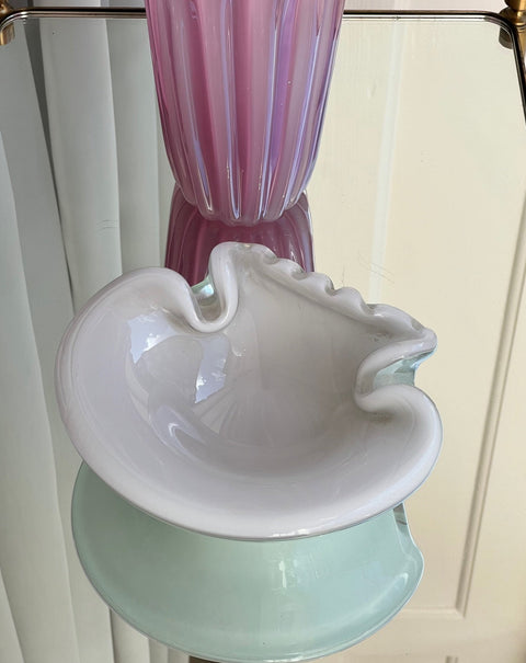 Vintage Murano shell bowl