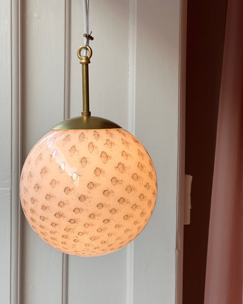 Vintage Murano white/black ceiling lamps (D20)