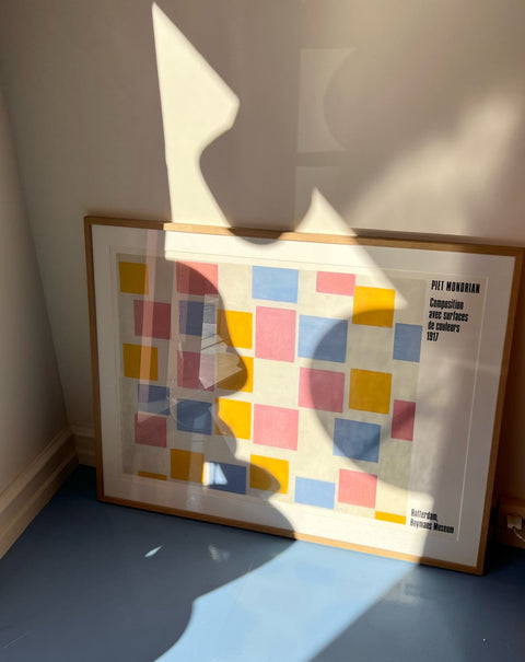 Vintage Mondrian Exhibition poster 1989