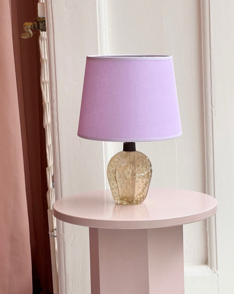 Vintage golden Murano table lamp
