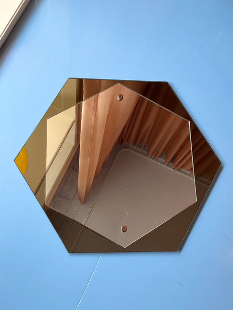 Vintage Rosegold Italian Mirror