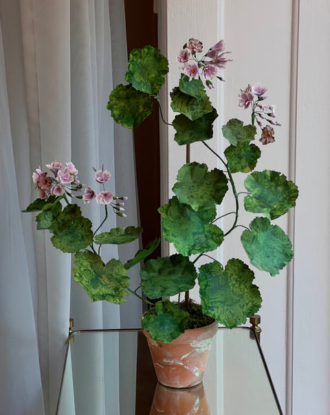Paper flower ”Lilac pelargonium"