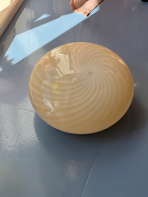 Vintage Murano light caramel ceiling/wall lamp