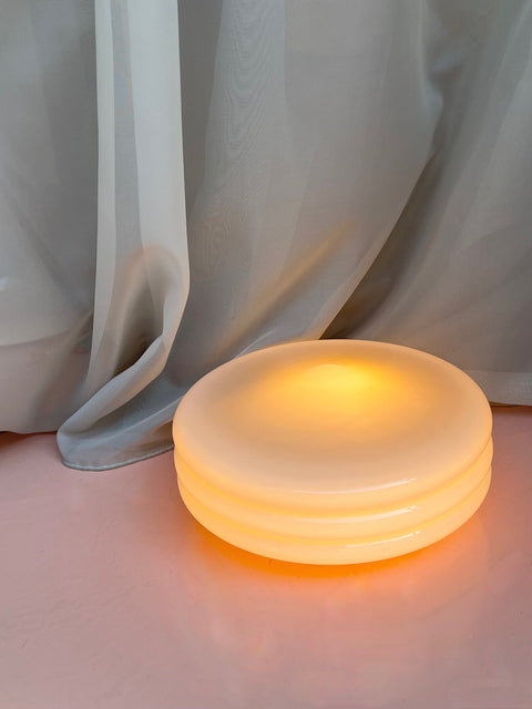 Vintage Murano light pink/peach ceiling/wall lamp