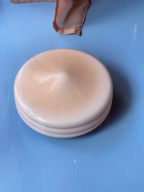 Vintage Murano light pink/peach ceiling/wall lamp