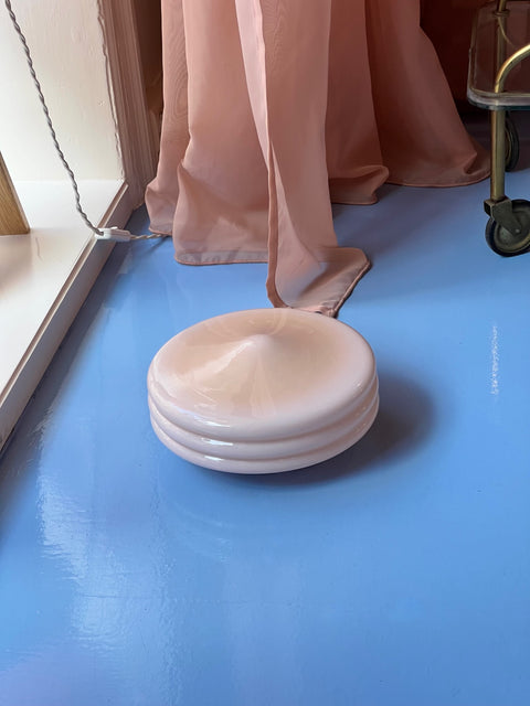 Vintage Murano light pink/peach ceiling/wall lamp