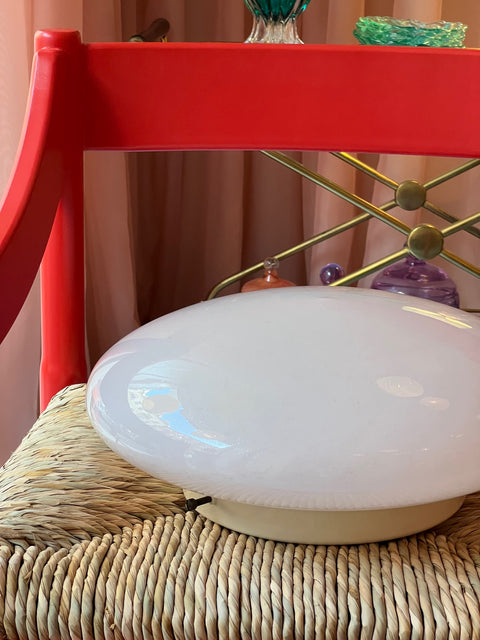 Vintage Murano light pink ceiling/wall lamp