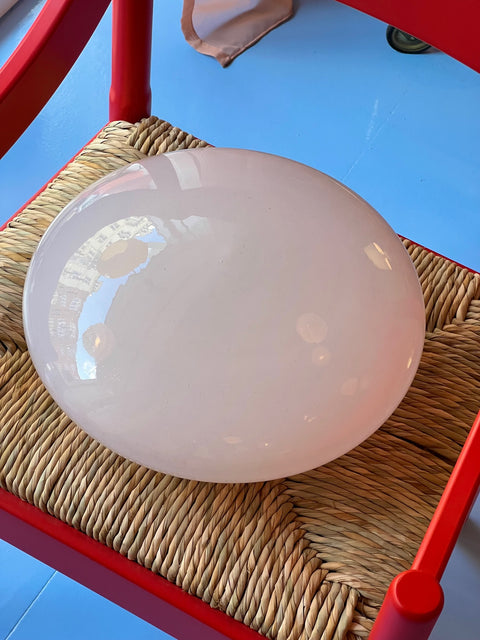 Vintage Murano light pink ceiling/wall lamp