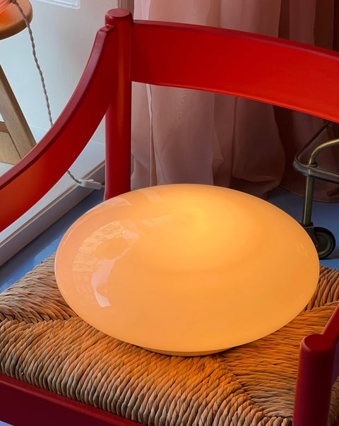 Vintage Murano light pink ceiling/wall lamp