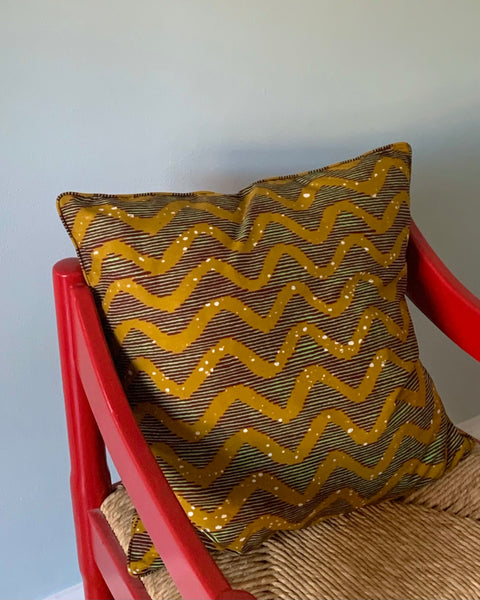 Bespoke cushion (ochre)