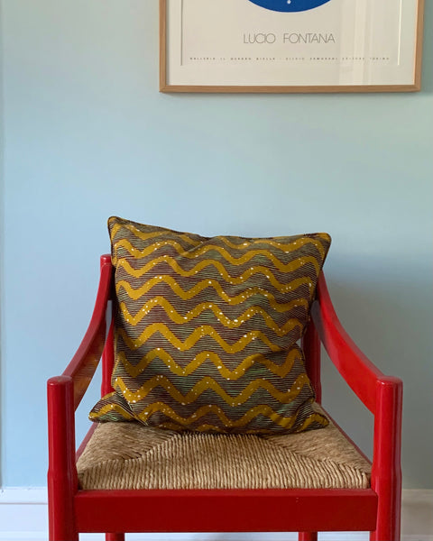 Bespoke cushion (ochre)