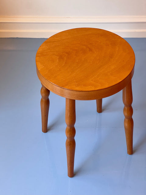 Vintage wooden stool/side table