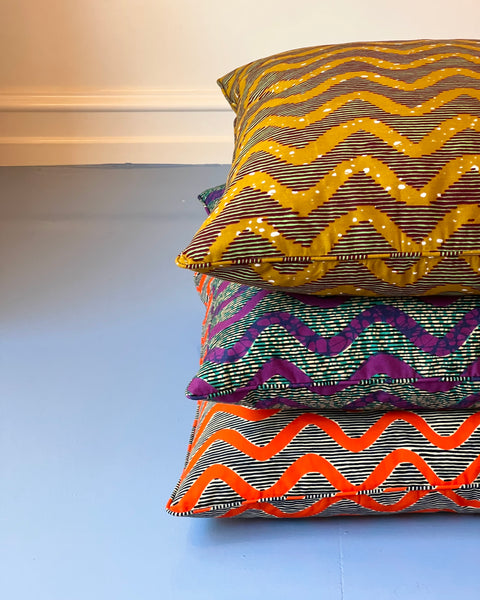 Bespoke cushion (ochre)