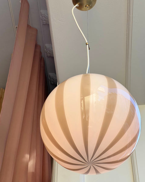 Ceiling lamp - Grey vertical stripes (D30)