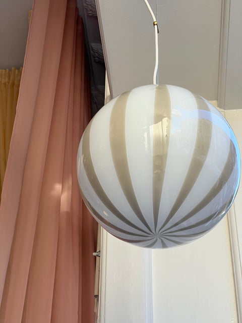 Ceiling lamp - Grey vertical stripes (D30)