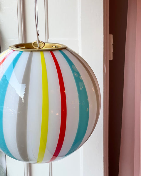 Ceiling lamp - Multi-coloured vertical stripes (D40)