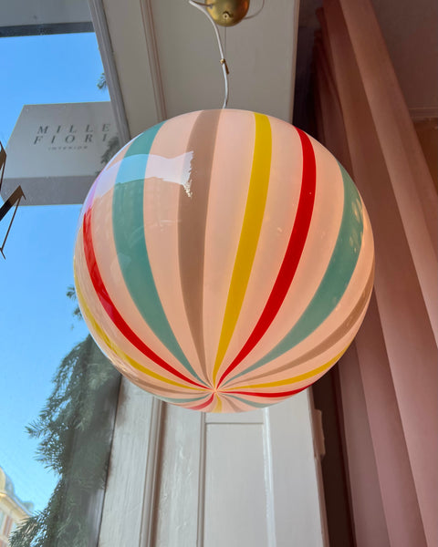 Ceiling lamp - Multi-coloured vertical stripes (D40)