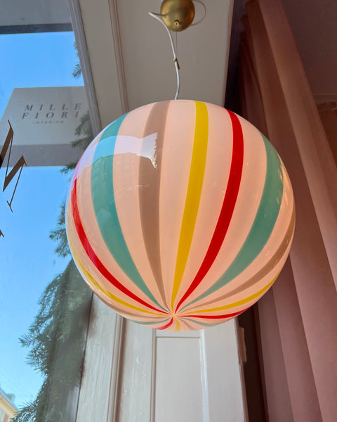Ceiling lamp - Multi-coloured vertical stripes (D40)