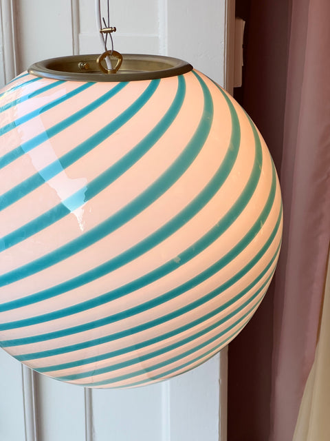 Ceiling lamp - Blue swirl (D40)