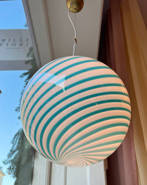 Ceiling lamp - Blue swirl (D40)