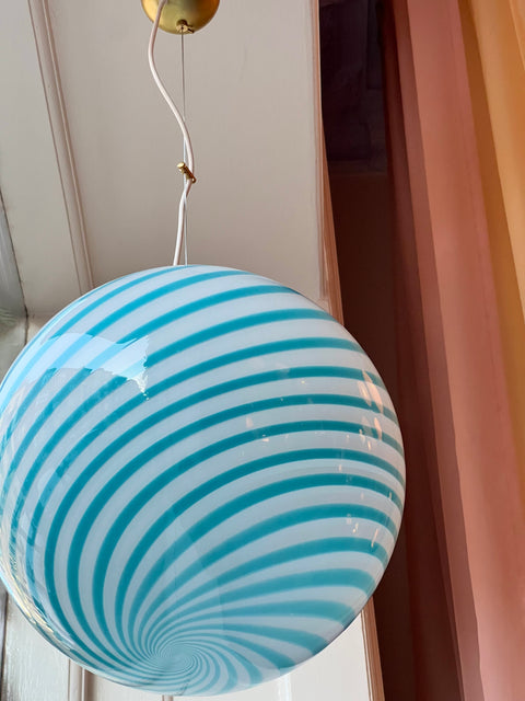 Ceiling lamp - Blue swirl (D40)