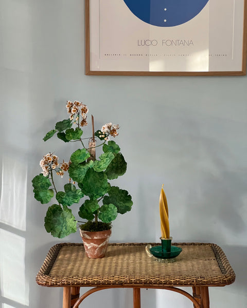 Paper flower "Ochre Pelargonium"